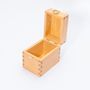 Caskets and boxes - Tesoro solid wood storage box with lid and latch vintage spirit - Foglietto - FOGLIETTO