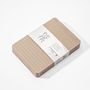 Stationery - Deck of 60/120 single-coloured memo cards, 6 patterns, A7 or A6 - Foglietto made in France stationery - FOGLIETTO