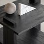Tables basses - Table d'appoint Teak Abstract noire - ETHNICRAFT