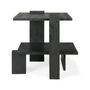 Tables basses - Table d'appoint Teak Abstract noire - ETHNICRAFT
