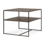 Coffee tables - Pentagon side table - lava - whisky - ETHNICRAFT