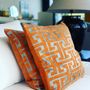 Fabric cushions - Tommy Pumpkin Orange - MENZA