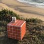 Coffee tables - Cube side table 26x26 - coral - L'ATELIER DES CREATEURS