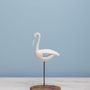 Sculptures, statuettes and miniatures - Small white wading bird - CHEHOMA