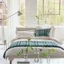 Plaids - Chennai Azure - Courtepointe et housse de coussin / Quilt and cushion case - DESIGNERS GUILD