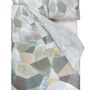 Bed linens - Geo Moderne Pewter - Cotton Percale Bedding Set - DESIGNERS GUILD