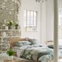 Bed linens - Geo Moderne Pewter - Cotton Percale Bedding Set - DESIGNERS GUILD