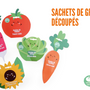 Loisirs créatifs pour enfant - Sachet découpé - Carotte/Laitue/Radis - RADIS ET CAPUCINE