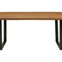 Dining Tables - SAWYER - DINING TABLE IN WOOD AND METAL - NOVITA' HOME