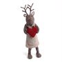 Objets de décoration - Raindeer de Noël en gris - GRY & SIF