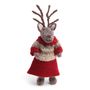 Decorative objects - Christmas Raindeer in Grey - GRY & SIF