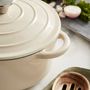 Stew pots - Barbary & Oak Foundry 20cm Round Cast Iron Casserole Dish - RKW LTD - BARBARY & OAK
