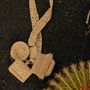 Petite maroquinerie - Mini pochettes en raphia Mini Géo avec bandoulière - SANABAY PARIS