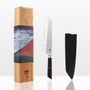 Knives - Kiritsuke (chef knife) with bamboo Saya and bamboo box - 210 mm blade - KOTAI