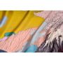 Foulards et écharpes - Écharpes en twill de soie, collection « Volcans » ciel or - foulard d'artiste - CÉLINE DOMINIAK