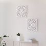 Other wall decoration - Bianci white wall medallion - MH LONDON