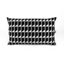 Upholstery fabrics - Shadow Volume B&W Jacquard fabric - Made in France - KVP - TEXTILE DESIGN