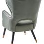 Armchairs - ANDREW - Synthetic Leather Armchair	 - NOVITA' HOME