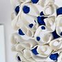 Sculptures, statuettes and miniatures - Porcelain Tree Sculpture with Blue Tassels - GUENAELLE GRASSI