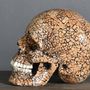 Objets de décoration - Memento Mori crâne recouvert de coquilles d'oeufs n°1 - ATELIERS C&S DAVOY