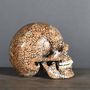 Decorative objects - Memento Mori of a skull covered with eggshells - ATELIERS C&S DAVOY