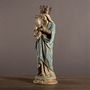 Objets de décoration - Vierge à L'Enfant couronnée - ATELIERS C&S DAVOY
