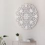 Other wall decoration - Frasso White Wall Medallion - MH LONDON