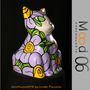 Unique pieces - Bianca Miao - CeramicinoArte - a cat statuette - unique piece of art created by Loretta Piazzolla - MOOD06 ARREDO E ARTE BY COMPUTARTE®