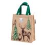 Christmas garlands and baubles - gift bag jute - 20x24cm - ARTEBENE