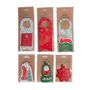 Guirlandes et boules de Noël - Etiquettes cadeaux - étiquette cadeau bouteille - ARTEBENE