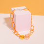 Art glass - Mandarina necklace - LAJEWEL