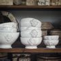 Ceramic - White Ceramic Bowl. Design by Mathilde Carron-Astier de Villatte - CARRON PARIS