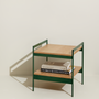 Coffee tables - Jaunty Side Table Green/Natural - HÜBSCH