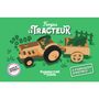 Jouets enfants - Fergus le tracteur et sa remorque - à construire en famille - en bois - MANUFACTURE EN FAMILLE