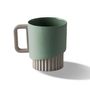 Tasses et mugs - Tasse double couleur Corinth - ESMA DEREBOY HANDMADE PORCELAIN