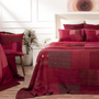 Bed linens - Landscape Fray Handmade Vintage Kantha Quilt - MAISON MIEKO