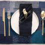 Table linen - Landscape Vintage Kantha Napkin Set - MAISON MIEKO