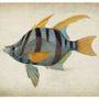 Poster - FISH print - BLUE SHAKER