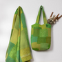Bags and totes - Mosaic Fray Handmade Vintage Kantha Tote Bag - MAISON MIEKO