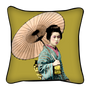 Fabric cushions - Geisha cushion - BLUE SHAKER