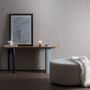 Console table - Modern Chiado Console Table, Blue Leather, Handmade in Portugal by Greenapple - GREENAPPLE DESIGN INTERIORS