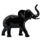 Sculptures, statuettes et miniatures - STATUE ELEPHANT NOIR LAQUE  - EMDE
