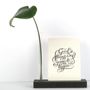 Vases - By WOOM – Card holder with vase - BY WOOM