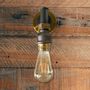 Table lamps - Vintage industrial style wall light in metal and brass - L'ATELIER DES CREATEURS