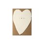 Stationery - Greeted Heart Handmade Paper Letterpress Card - OBLATION PAPERS AND PRESS