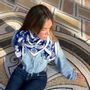 Scarves - Labyrinth Silk Scarf - MONT KIJI