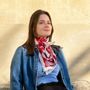Scarves - Labyrinth Silk Scarf - MONT KIJI