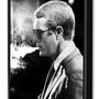 Poster - Steve McQueen Black and White Portrait Collection - BLUE SHAKER