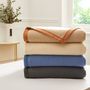 Decorative objects - ABONDANCE plain merino wool blanket - TOISON D'OR