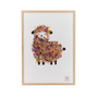 Objets personnalisables - Gaston le mouton - herbier de fleurs séchées personnalisable - FLEURON